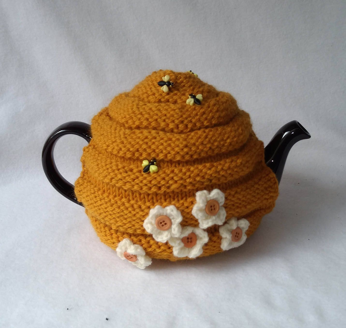 Bee Hive Teapot Cozy Tea Cosy Tea Accessories Wool Cosy Etsy