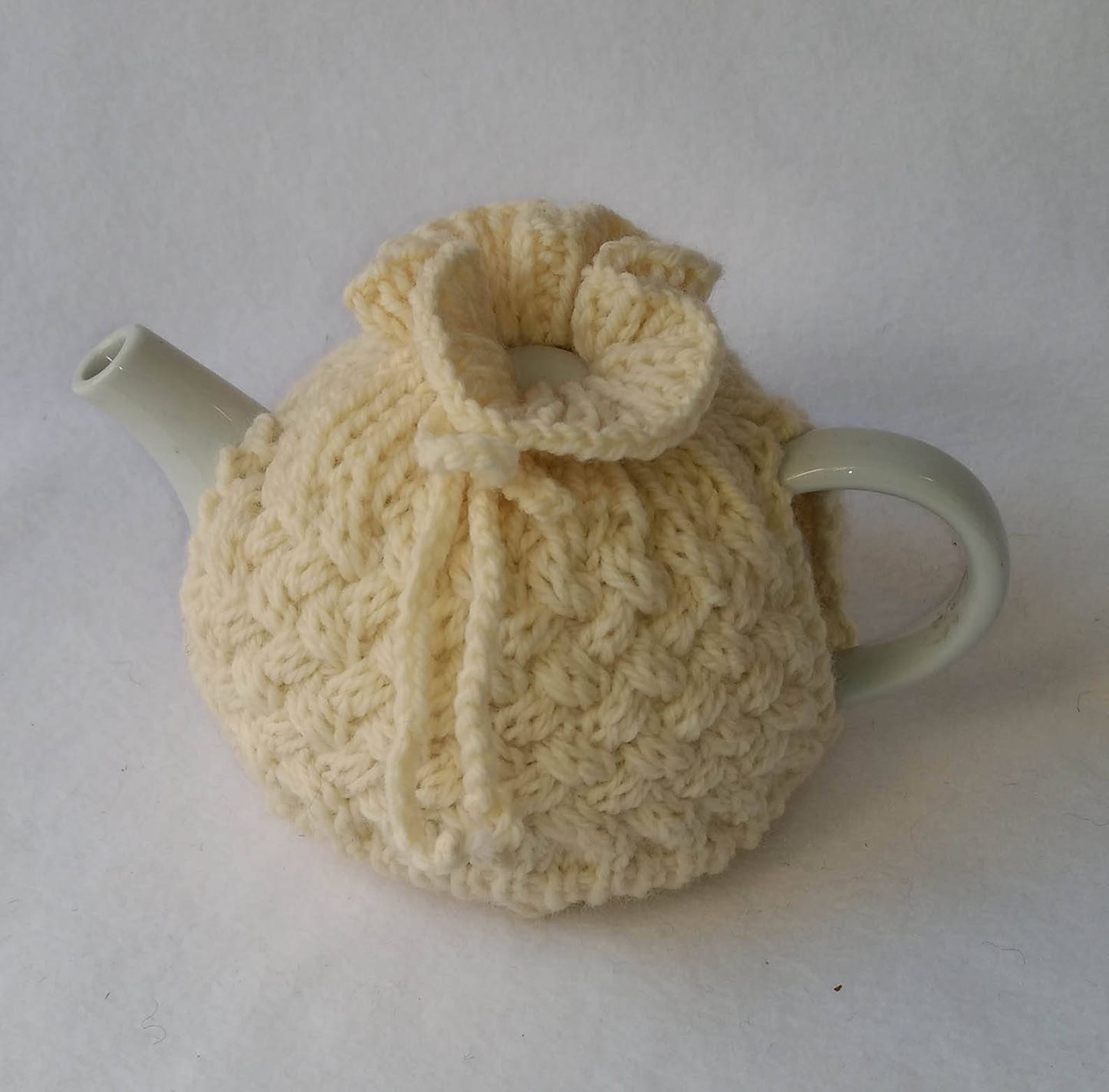 Hand Knitted Teapot Cosy Cable Knit Teapot Cozy Tea Cosy Tea Etsy