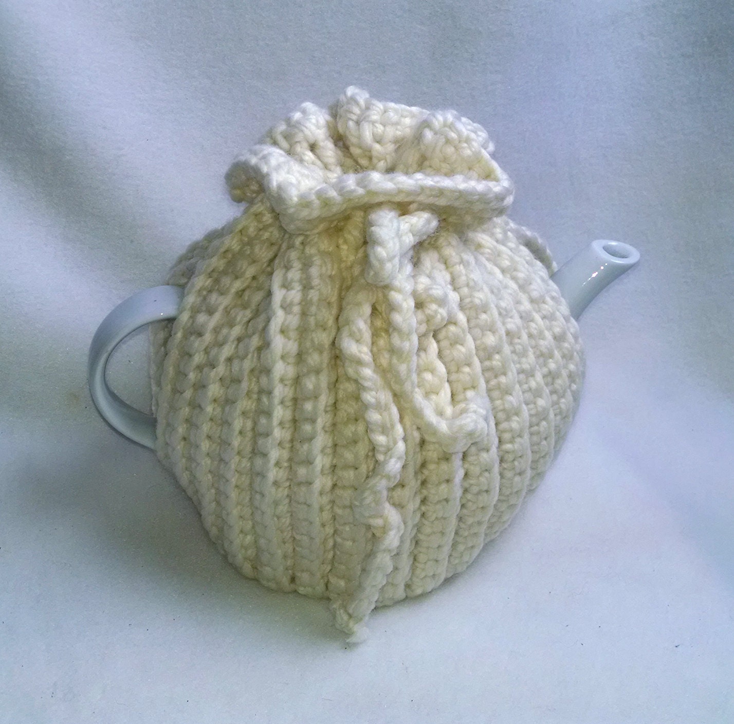 Crochet Tea Cosy Tea Pot Cozy Teapot Cozy in Aran Winter Etsy