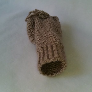 Open ended Willie Warmer for men - tan open end willy warmer, mature