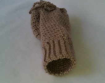 Open ended Willie Warmer for men - tan open end willy warmer, mature