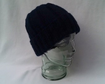 World War 2 Classic No. 212 beanie, WW 2 beanie dark navy blue, mens hat