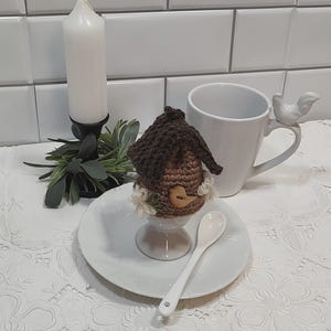 Egg Cozy Egg Cosy Egg Warmer -  soft boiled egg wool cozy - bird house