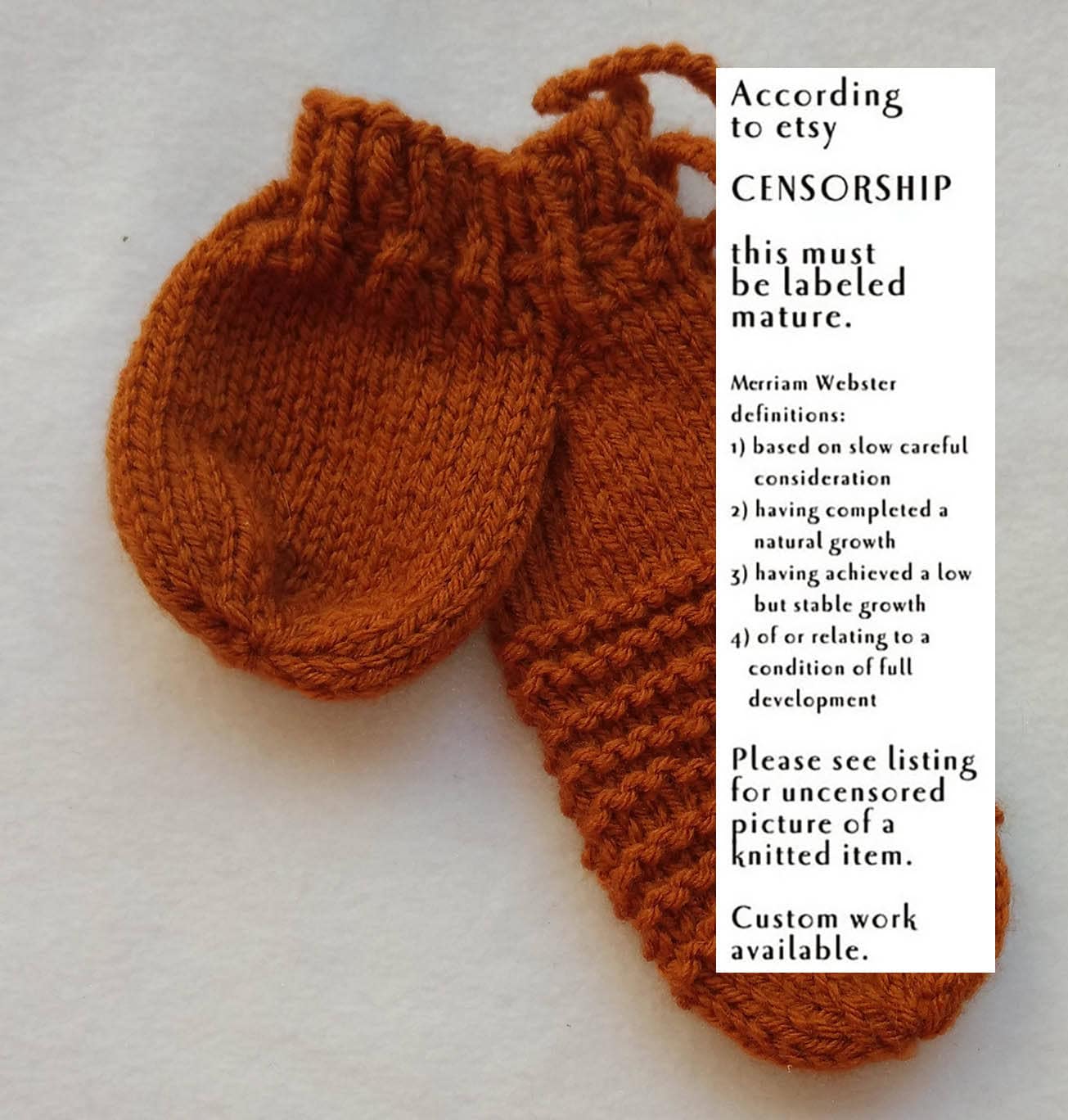 Ginger Garter Willie Warmer Penis Cozy Knitted Willy Warmer. Etsy UK