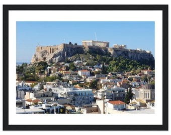 Acropolis of Athens Framed Photograph Poster