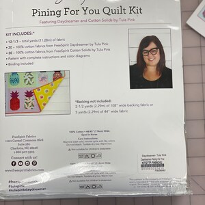 Kit De Couette Tula 'Pining For You' Rose - Tissu Pré-coupé - Neuf FreeSpirit