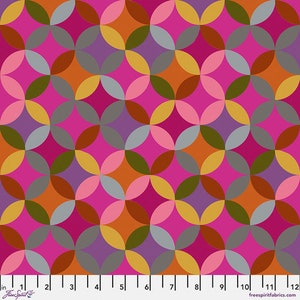 Cathedral Multi - Pink || Love Always, AM Anna Maria Horner - Modern Cotton Fabric by the Yard