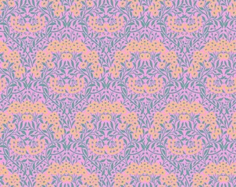 Michaelmas Daisy - Rosa // Kaffe Fassett x The Original Morris & Co. Tela de algodón cortada a medida Estilo boho