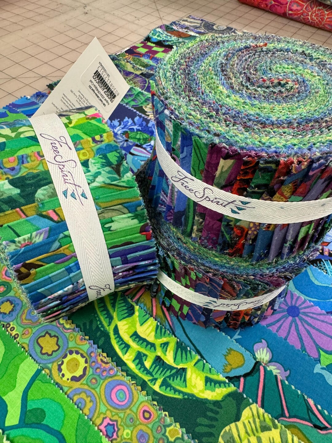 Kaffe Fassett Design Roll || 2.5 Inch Strips Cotton Fabric - Patchwork ...