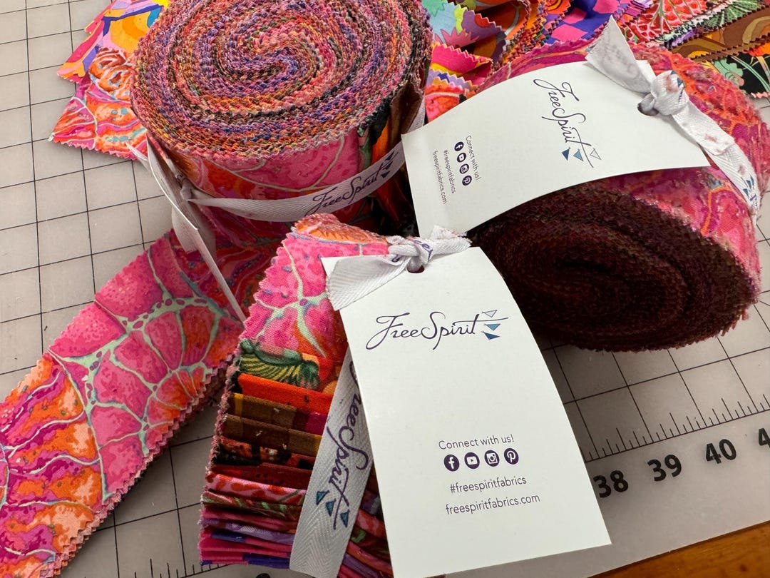 Kaffe Fassett Design Roll || 2.5 Inch Strips Cotton Fabric - Patchwork ...