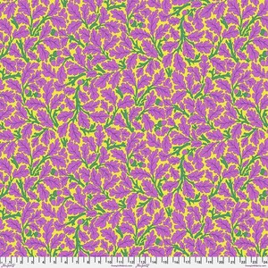 Oak - Violet || Kaffe Fassett x The Original Morris & Co. Cotton Fabric by the yard
