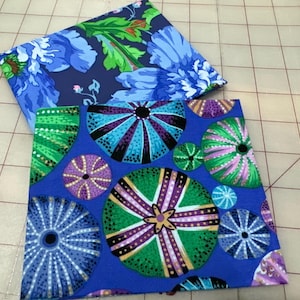 2 FQ Kaffe Fassett Collective - Blue Classics  - Cotton Quilting Fabric Fat Quarter Set Bundle