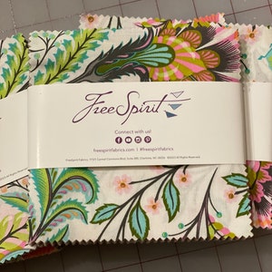 5&quot; Charm Pack || ROAR! Collection by Tula Pink || Cotton Quilting Patchwork Fabric