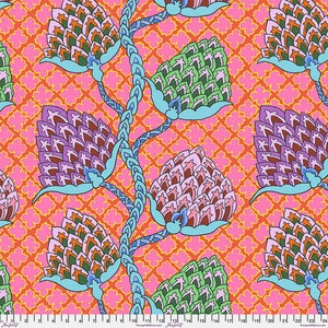 Paisley Flower - Fuchsia || February 2024 Kaffe Fassett for the Kaffe Fassett Collective Cotton Fabric by the Yard