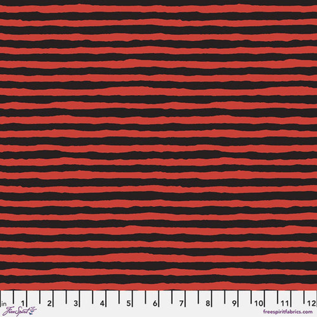 Comb Stripe - Rust || August 2022 Brandon Mably for the Kaffe Fassett ...