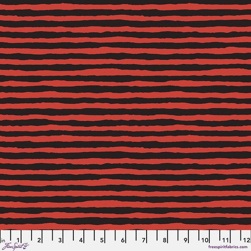 Comb Stripe - Rust || August 2022 Brandon Mably for the Kaffe Fassett ...