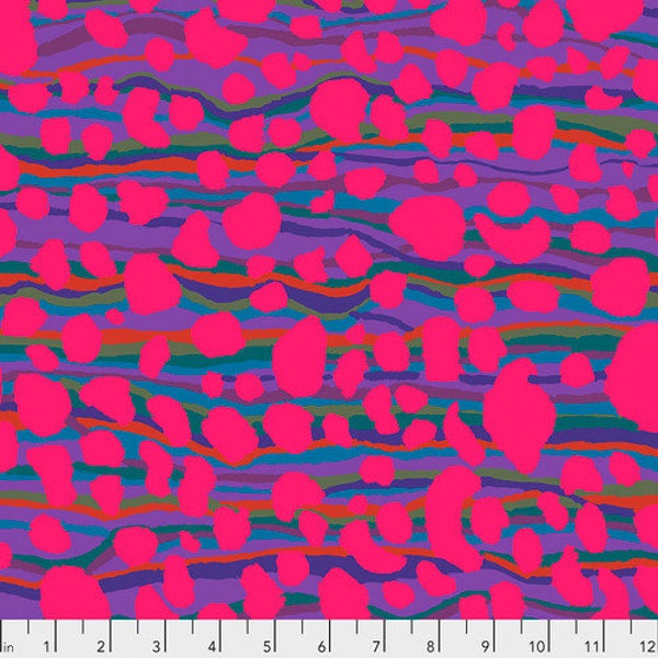 Stream - Magenta || Stash Brandon Mably for the Kaffe Fassett Collective Cotton Fabric by the Yard