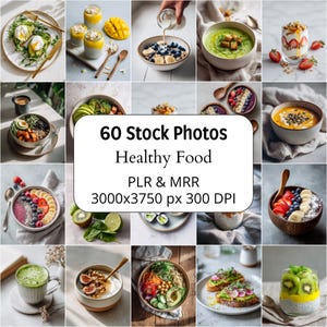 Healthy Food Stock Photos: Minimalist Photography, PLR/MRR License (3000x3750 px, JPGs) (Digital Download
