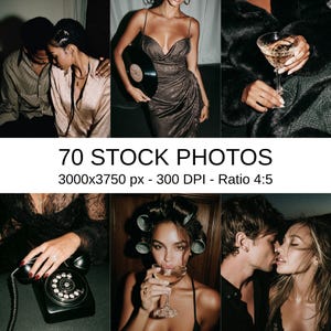 70 Luxury Editorial Stock Photos Glam Nightlife Romance Fashion Lifestyle Branding Bundle
