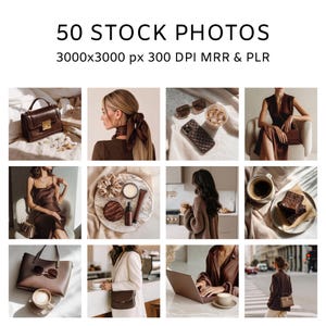 50 Brown Aesthetic Stock Photos, Neutral Lifestyle, MRR & PLR, Social Media Girl Boss, Marketing, Faceless Stock Images, Digital Marketing