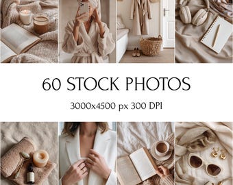 Neutral Faceless Stock Photo Bundle: Minimalist Lifestyle Branding Images