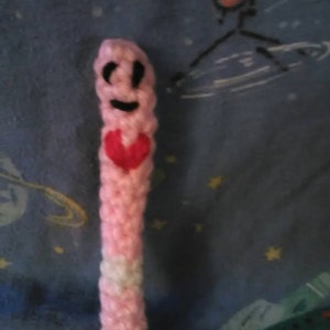 Heart Worm, Crochet Worm