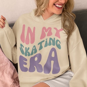 In My Skating Era Hoodie, Figure Skating Fan Sweatshirt, Ice Rink Enthusiast Gift