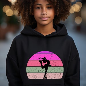 Figure Skater Hoodie | Cozy Figure Skating Sweatshirt | Skating Silhouette Design | Gift for Figure Skaters | Figure Skating-Themed Clothing
