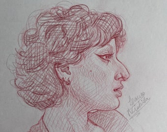 Profile Portrait Drawing - Custom