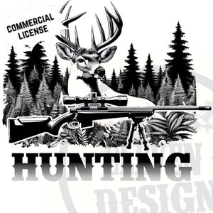 Hunting Deer Sublimation Design: Hunter Shirt PNG (Digital Download)