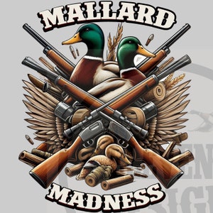 Mallard Duck Hunting Design: Hunter Shirt PNG (Digital Download)