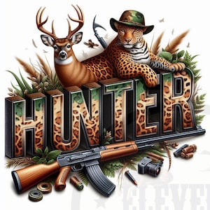 Jäger Design | Transparenter Hintergrund | Jagd-Printdateien | qualitativ hochwertige Dateien | dtf dtg Druckdateien | Jäger Tshirt Design |