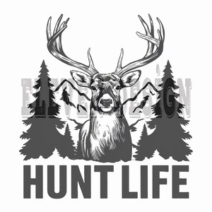 Hunt Life Png Hirsch jagen png | Hirsch jagen Sublimation | Hirsch jagen Shirt Design transparenten Hintergrund Download Druckdatei | dtf