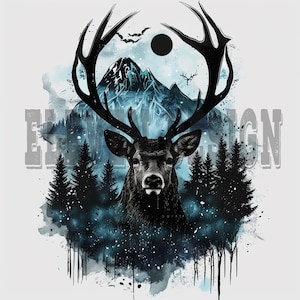 Deer Hunting PNG Nationalistic Artwork Hunting Image for Sublimation Deer Print Design Deer   Hunting Proverb Image Outdoor Sayings Clipart
