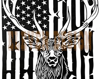 4th of July Deer Sublimation Buck Clipart American Flag Deer Graphic USA Themed Deer Clipart Boys’ Independence Day Clipart Casual USA flag