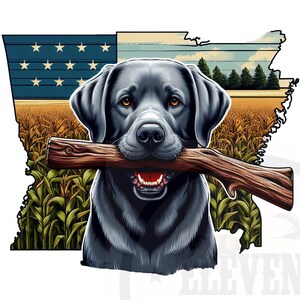 Labrador Sublimation Design: Farmhouse Dog PNG (Digital Download)