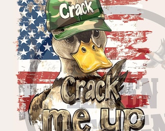 American Duck Camo T-Shirt Design: Hunting PNG (Digital Download)