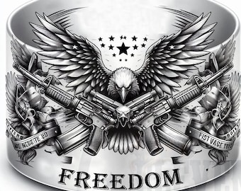 Sublimate Design Freedom Eagle: American Eagle-shirt, png (digitale download)
