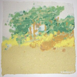 Dipinto originale in pasta di carta di Fort Bragg Beach
