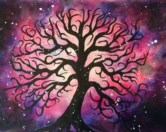 Home decor, Tree of life,  fine art, Original Acrylic painting, wall art