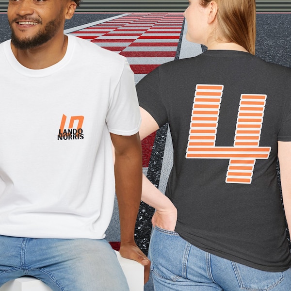 Lando Norris McLaren Formula 1 T-Shirt - F1 Racing Fan Gift