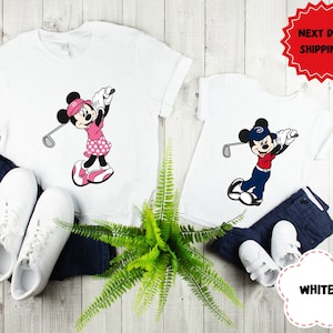 Disney Mickey Mouse Golf Funny Mickey Golfer, Disneyland Family Matching Shirt, Magic Kingdom Tee, WDW Epcot Theme Park Shirt