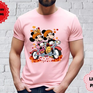 Mickey Minnie Fall Sweatshirt, Fall Disney Shirt, Mickey Autumn Tee, Disney Halloween Party Tee, Disney Fall T-shirt, Pumpkin T-shirt