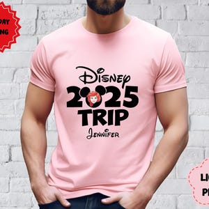 Custom Disney All Characters Shirt, Custom Disney Trip 2025 Shirt, Disney Shirts, Disney Mickey, Star Wars, Toy Story Characters Shirts