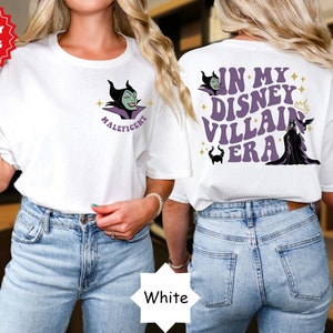 In My Disney Villain Era Shirt, Maleficent T-Shirt, Evil Queen Tee, Disney Villains Shirt, Evil Friends T-Shirt, Bad Witches Shirt