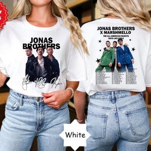 Jonas Brothers Shirt, Jonas Brother Merch, Retro Jonas Brothers Tour Shirt, Jonas Retro 90&#39;s, Jonas Brother Unisex T-shirt