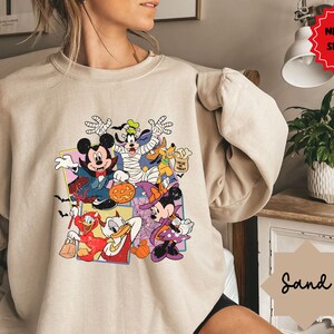 Disney Halloween 2024 Shirts, Mickey Minnie And Friends Halloween Shirt, Halloween Party Shirt, Disney Halloween Shirt