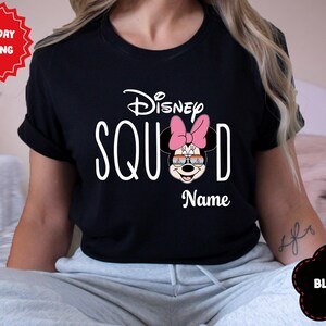 Camisetas da Família Disney, Camisetas da Família Disneyworld, Camisetas personalizadas com óculos de sol da família de personagens Disney, Personalizadas, Camisetas da Família Disney, Presente