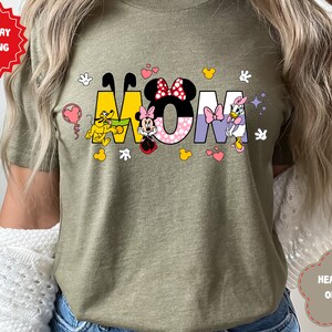 Disney Mom Dad Shirt, Disney Mama Shirt, Disney Mommy Daddy Shirt, Disney Mom Dad Shirt, Disney Mom Gift, Mickey Dad Shirt, Minnie Mom Shirt