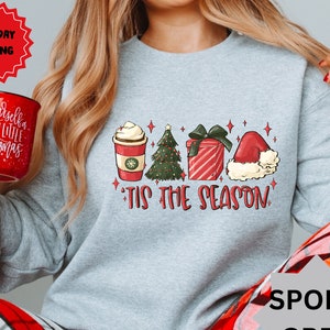 Tis The Season Sweatshirt, Christmas Tis The Season Sweatshirt, Merry Christmas Shirt, Christmas Sweatshirt, Cute Winter Hoodie